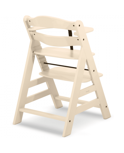 Дървено столче за хранене Hauck - Alpha Plus, Vanilla - 2