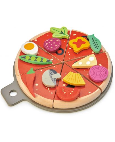 Дървен игрален комплект Tender Leaf Toys - Пица парти - 1