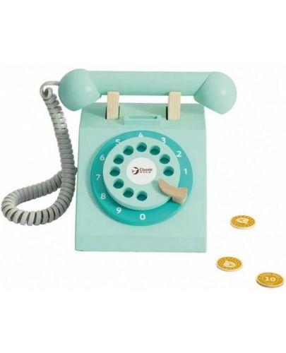 Дървена играчка Classic World - Телефон с шайба  - 1