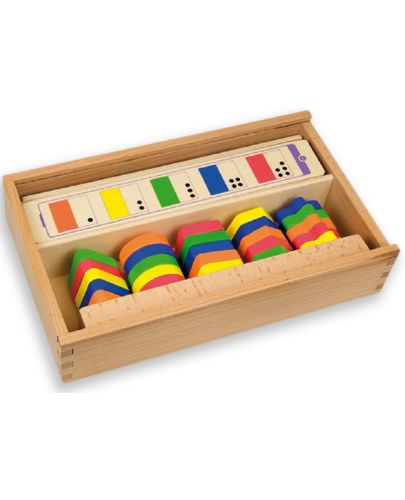 Дървена логическа игра Andreu toys - Форми и цветове - 1