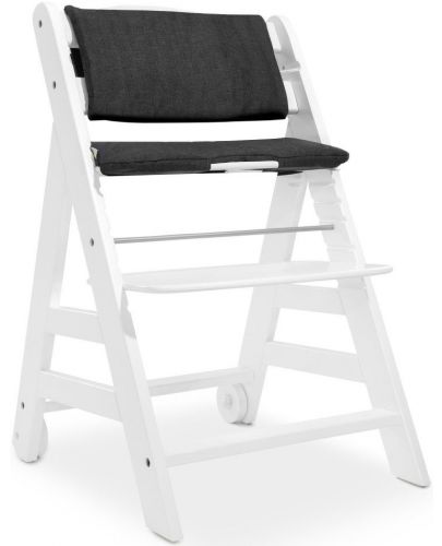 Дървено столче за хранене Hauck - Beta Plus, white - 1