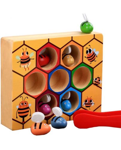 Дървена игрa Kruzzel - Пчелна пита - 1