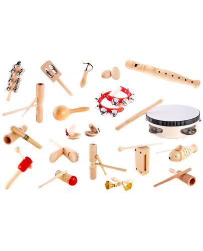 Дървен комплект Acool Toy - Музикални инструменти, Монтесори - 1