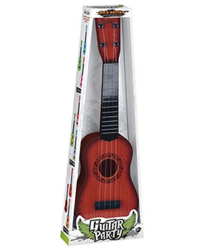 Дървена музикална играчка Ocie - Китара Guitar Party, с перце - 2