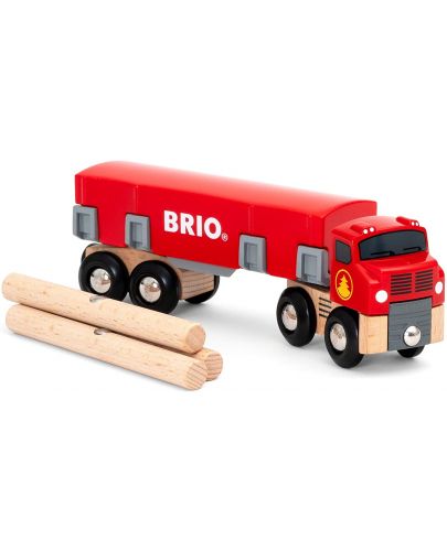 Играчка Brio Камион Lumber Truck - 4