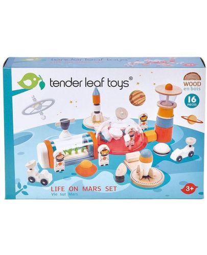 Дървен игрален комплект Tender Leaf Toys - Живот на Марс - 3