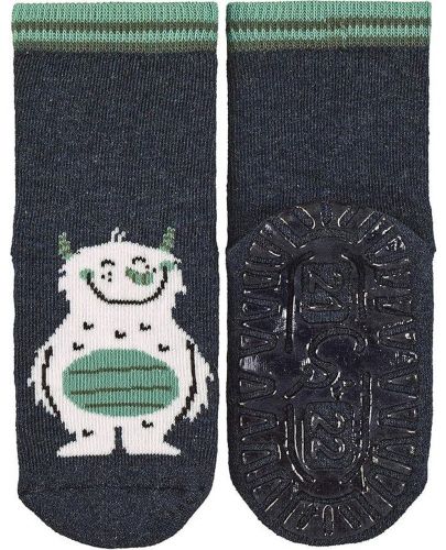 Детски чорапи със силикон Sterntaler - Fli Air, сиви, 19/20, 12-18 месеца - 2
