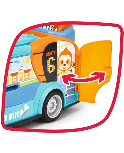 Детска играчка Dickie Toys ABC - Градски автобус,  BYD - 3