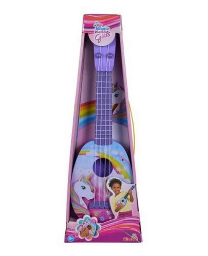 Детски музикален инструмент Simba Toys - Укулеле MMW, еднорог - 2