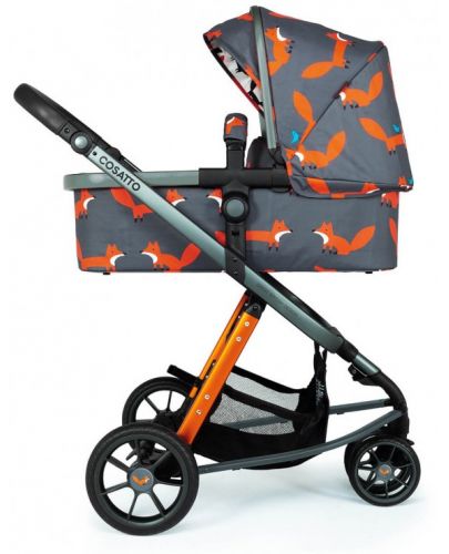 Детска количка с аксесоари Cosatto Giggle 3 - Charcoal Mister fox - 5