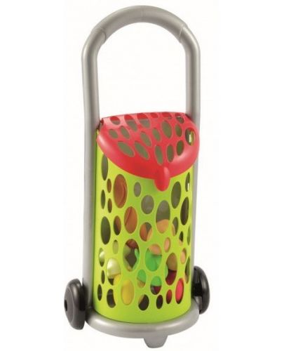 Детска количка за покупки Ecoiffier, с капак и колелца - 2