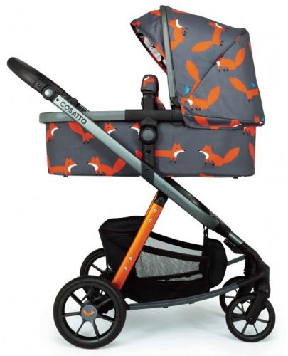 Детска количка с аксесоари Cosatto Giggle Quad - Charcoal Mister Fox - 4