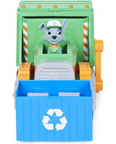 Детска играчка Spin Master Paw Patrol - Камионът за рециклиране на Роки - 4