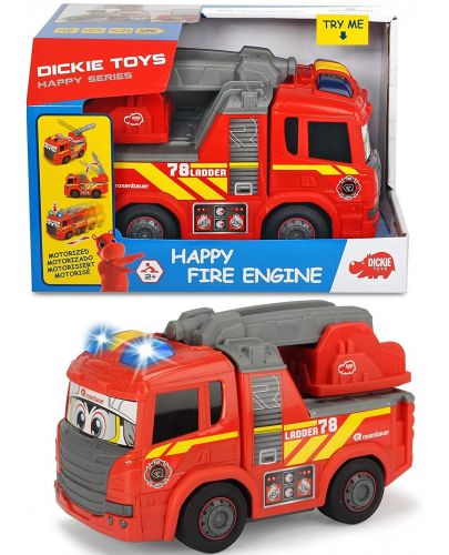 Детска играчка Dickie Toys Happy - Пожарна кола - 4