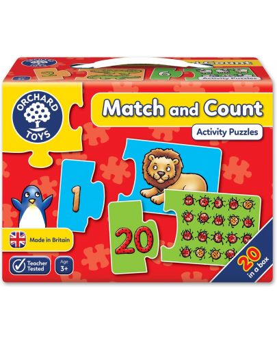 Детска образователна игра Orchard Toys - Свържи и преброй - 1