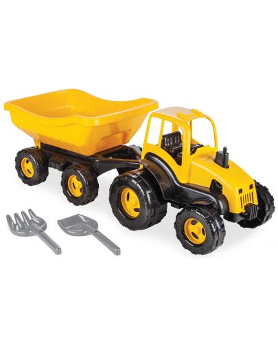 Детска играчка Pilsan - Трактор с ремарке - 1