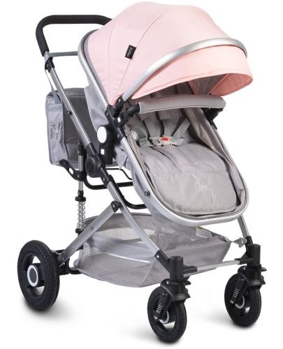 Детска комбинирана количка Moni - Ciara, розова - 1