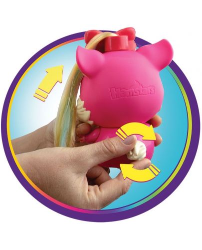 Детска играчка Hamstars - Хамстер за прически, Monica - 8