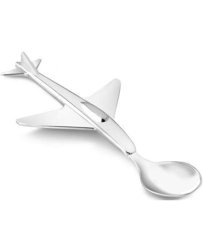 Детска лъжица със сребърно покритие Zilverstad - Самолет - 1