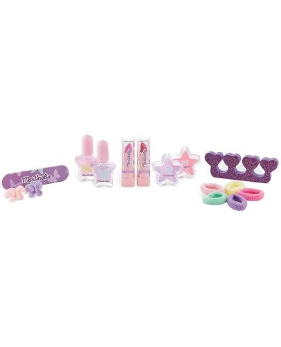 Детски козметичен комплект Martinelia - Shimmer Wings, лак за нокти и гримове - 2