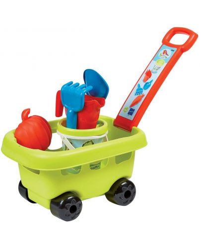 Детска играчка Ecoiffier - Градинска количка, с аксесоари - 1