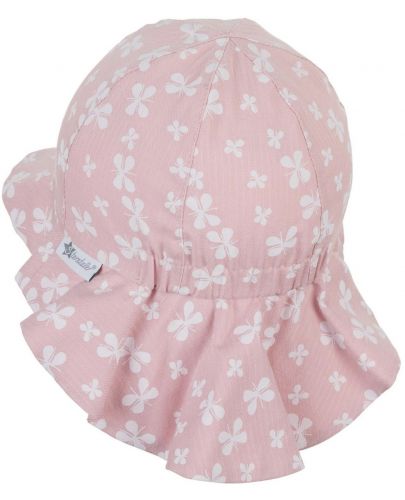 Детска лятна шапка с UV 50+ защита Sterntaler - С цветя, 51 cm, 18-24 месеца - 3