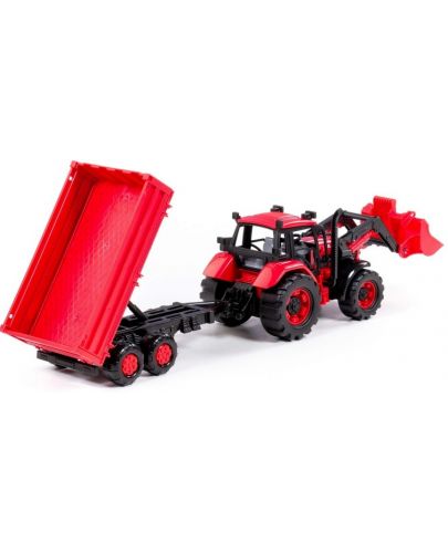 Детска играчка Polesie - Трактор с лопата и ремарке - 3