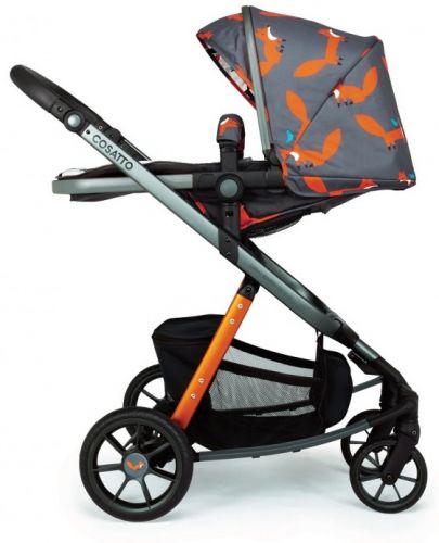 Детска количка с аксесоари Cosatto Giggle Quad - Charcoal Mister Fox - 6