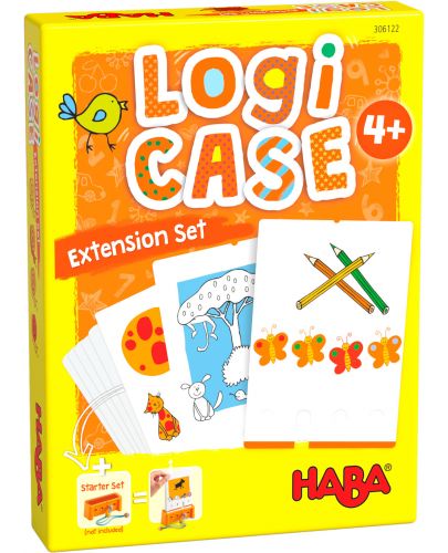 Детски карти за игра Haba Logicase - Животни - 1