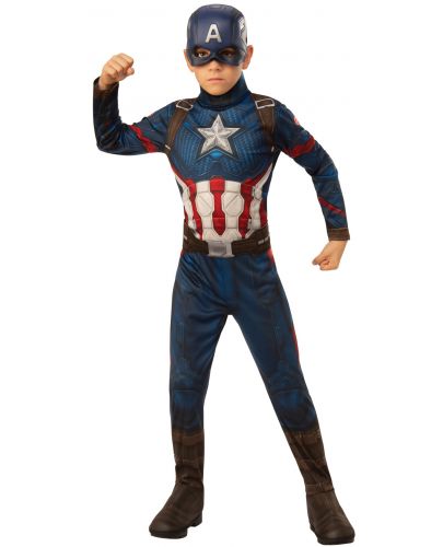 Детски карнавален костюм Rubies - Avengers Captain America, размер L - 1