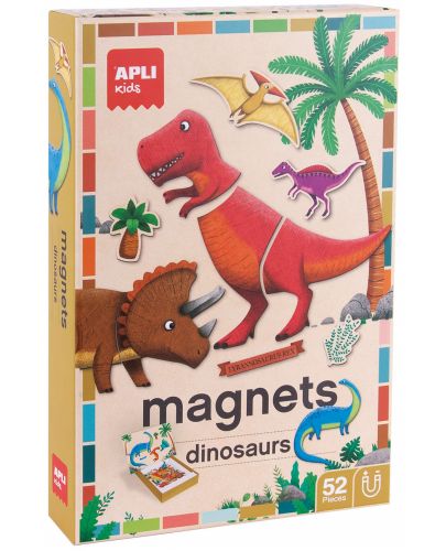 Детска магнитна игра Apli - Динозаври - 1