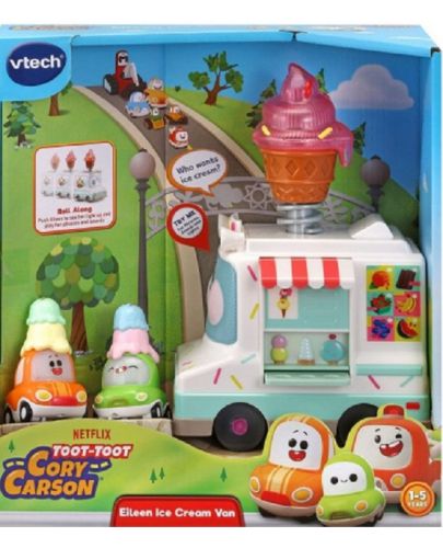 Детска играчка Vtech - Интерактивен фургон за сладолед - 1