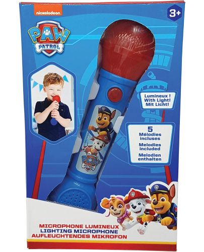 Детска играчка Lexibook - Микрофон Paw Patrol, със светлинни и звукови ефекти - 4