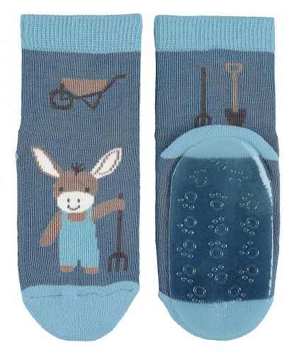 Детски чорапи със силиконова подметка Sterntaler - Магаре, 27/28, 4-5 години - 1
