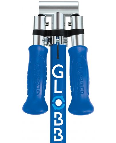 Детска тротинетка Globber - Flow Foldable Junior Lights, синя - 8