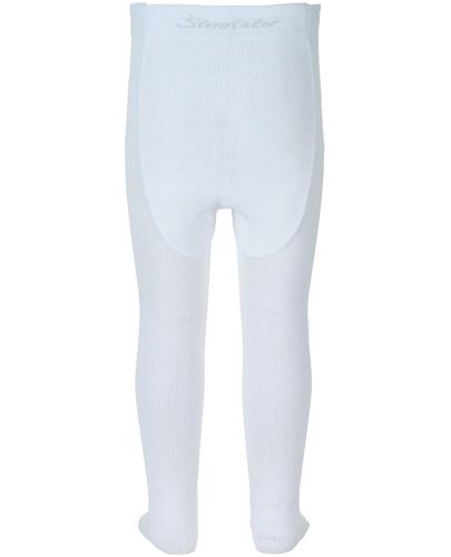 Детски памучен чорапогащник Sterntaler - Фигурален, 110-116 cm, 4-5 години, бял - 2