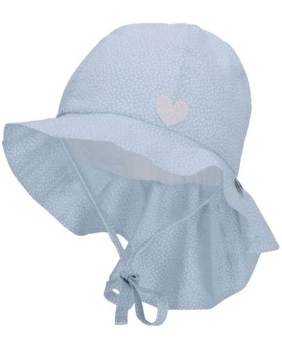 Детска лятна шапка с UV 50+ защита Sterntaler - 43 cm, 5-6 месеца, синя - 1