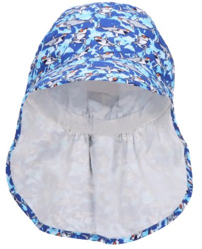 Детска шапка с UV 50+ защита Sterntaler - С козирка и платка, 51 cm, 18-24 мeсеца - 3