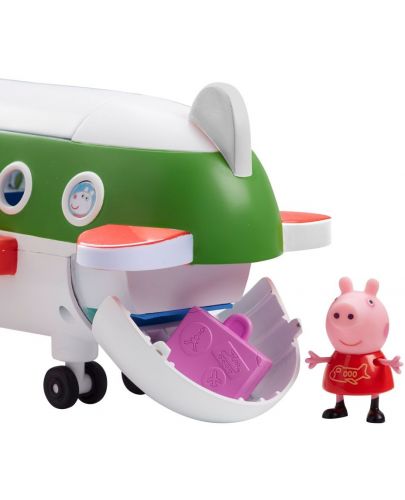 Детска играчка Peppa Pig - Самолет с фигура - 3