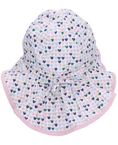 Детска шапка с UV 50+ защита Sterntaler - С цветни сърца, 47 cm, 9-12 месеца - 4