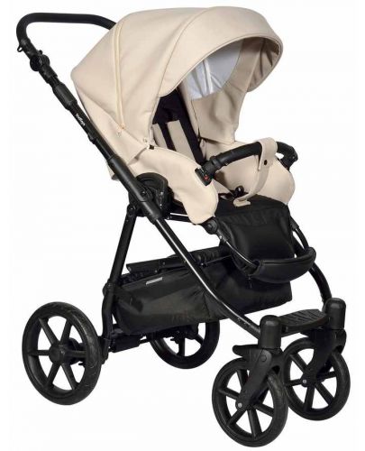 Комбинирана детска количка 2в1 Baby Giggle - Broco Eco, бежова - 3