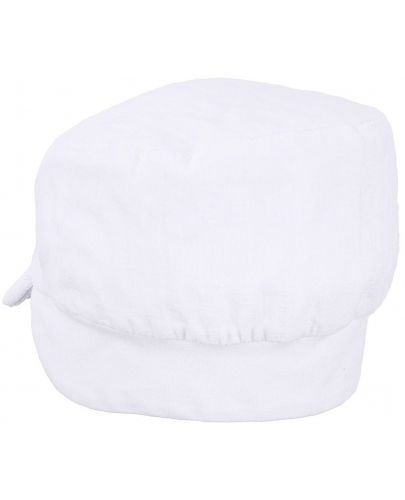 Детска лятна шапка с UV 50+ защита Sterntaler - 49 cm, 12-18 месеца, бяла - 4