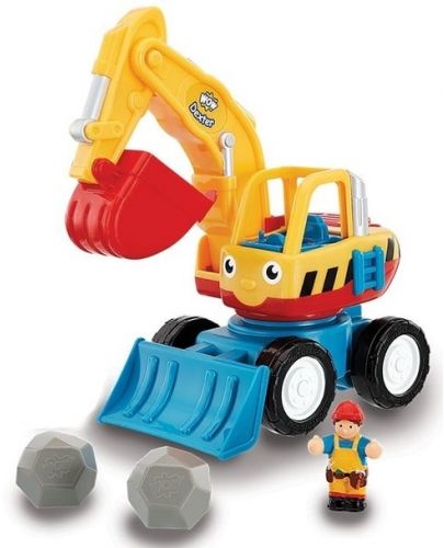 Детска играчка WOW Toys - Багерчето на Декстър - 1
