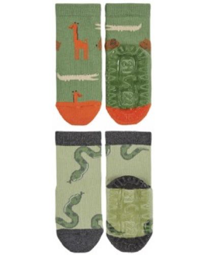 Детски чорапи Sterntaler - С животни, 23/24 размер, 2-3 години, 2 чифта - 2