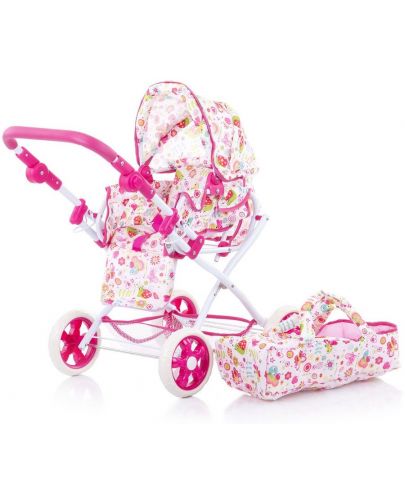 Детска количка за кукли Chipolino - Нели, градинка - 1
