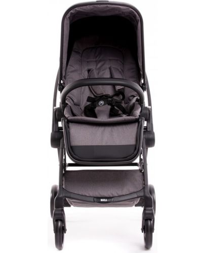 Детска комбинирана количка Baby Monsters - Marla Texas, черна рама - 3