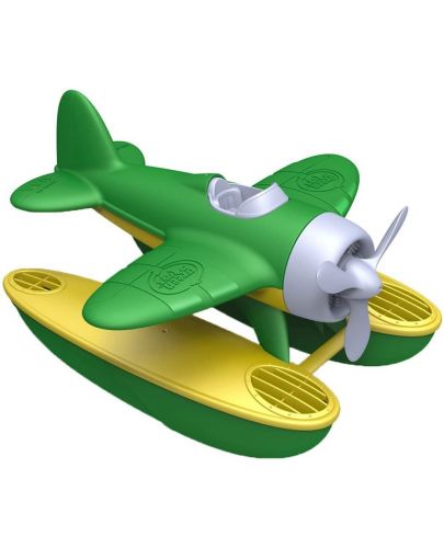 Детска играчка Green Toys - Морски самолет, зелен - 1