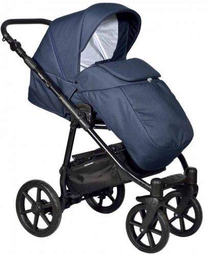 Комбинирана детска количка 2в1 Baby Giggle - Broco, тъмносиня - 2