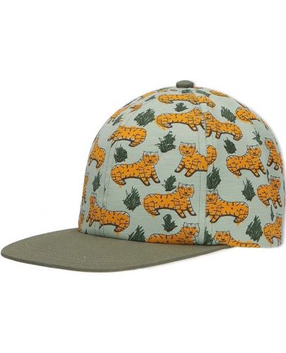 Детска бейзболна шапка с UV 50+ защита Sterntaler - С тигри, 51 cm,18-24 месеца - 1