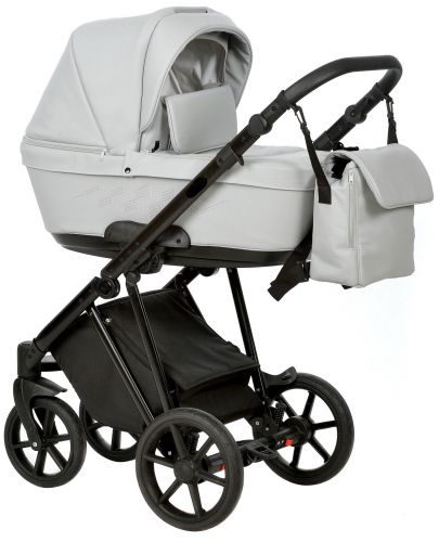 Детска количка Baby Giggle - Adagio, 2в1, сива - 1